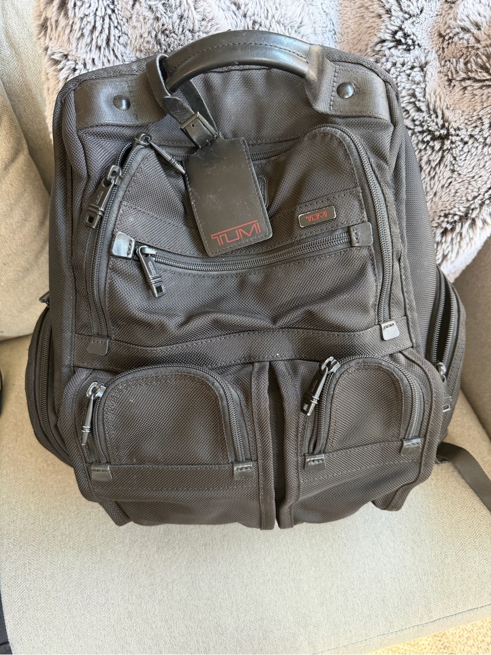 Tumi Alpha Bravo Black Men's Backpack